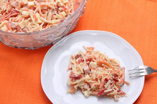 Italian coleslaw-insalata capricciosa