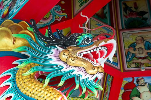 Details of little shrine on the coastline, Koh Samui, Thailand