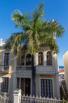 Traditional architecture at Santa Cruz - capital city of the island of La Palma, Canary Islands, Spain.