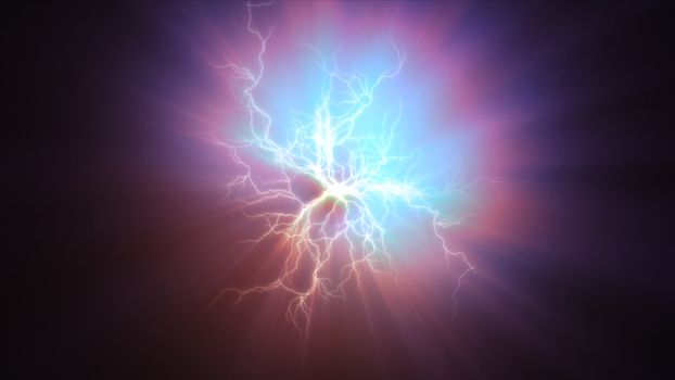 lightning bolt electricity abstract light background illustration