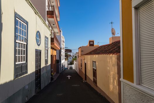 Traditional architecture at Santa Cruz - capital city of the island of La Palma, Canary Islands, Spain.