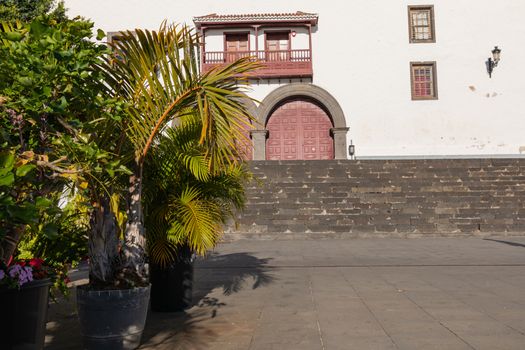 Traditional architecture at Santa Cruz - capital city of the island of La Palma, Canary Islands, Spain.