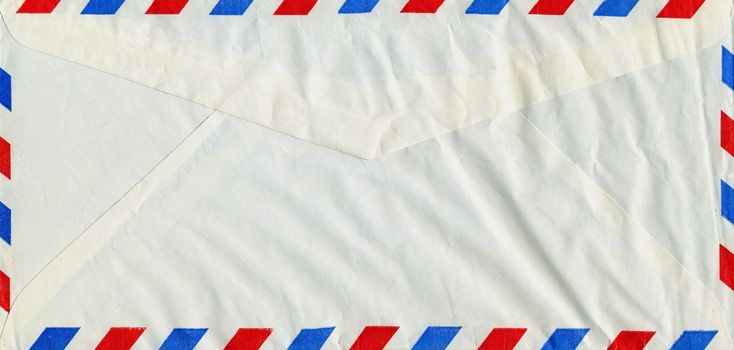 white paper letter envelope for mail postage