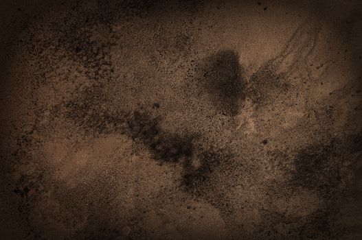 Empty textured background of brown cement wall