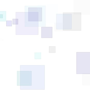 Abstract minimalist grey blue illustration with squares useful as a background