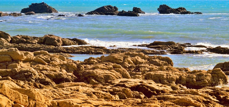 Both Panoramic and some more detailed images of beautiful Coastal scenes.