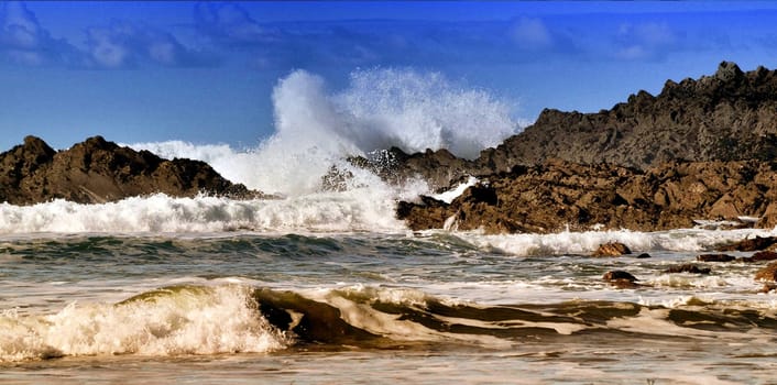 Both Panoramic and some more detailed images of beautiful Coastal scenes.