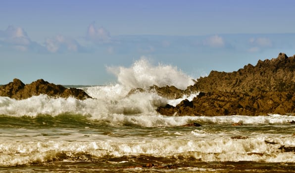 Both Panoramic and some more detailed images of beautiful Coastal scenes.