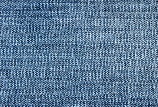 High resolution image of actual blue cotton denim fabric.