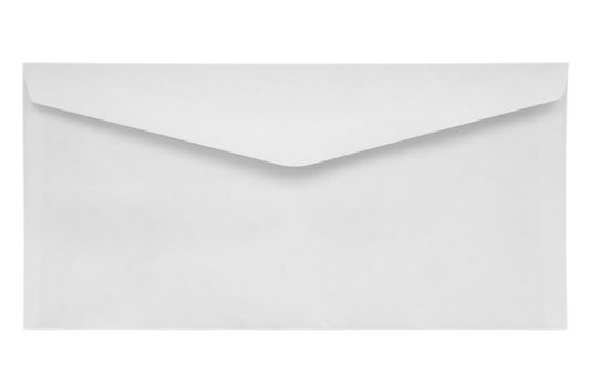 White Envelope isolated on white with a clipping path