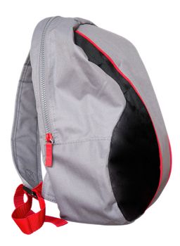 Tourist backpack isolated on white. Clipping path included.