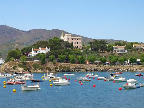 View of village of Cadaques (Costa Brava, Catalonia, Spain)