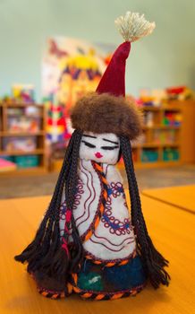 Kazakh national symbol - rag doll, fabric doll
