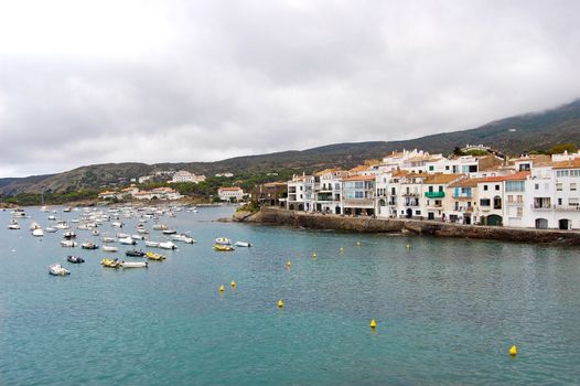 View of village of Cadaques (Costa Brava, Catalonia, Spain)