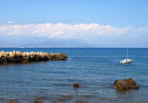 French Riviera Coast.