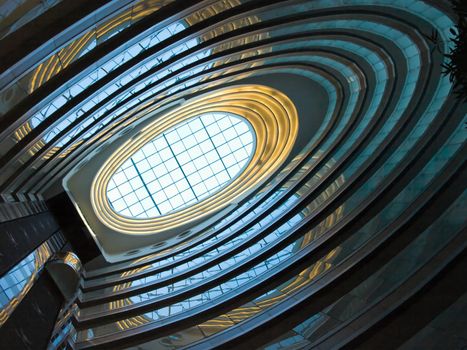 View of modern glass interior of hotel
ANTALYA TURKEY - JUNE 11: Royal Wings Hotel - class 5 stars, which is built 2008 June 11, 2010 in Antalya, Turkey.