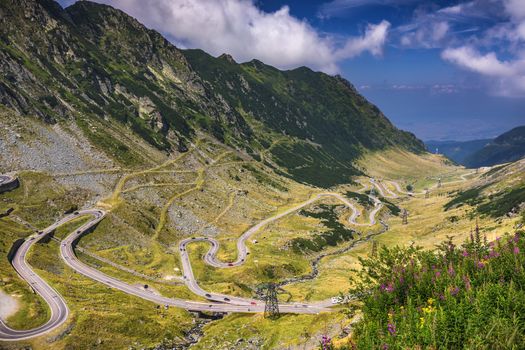 Transfagarasan highway, probably the most beautiful road in the world, Europe, Romania (Transfagarashan)