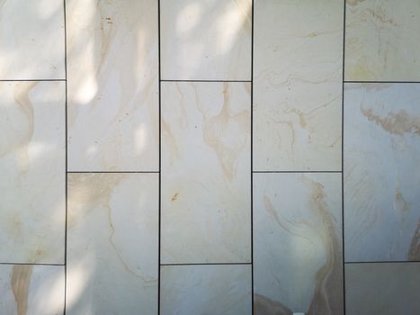 Fall full of light marble tiles
