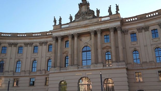 Famous Humboldt University in Berlin - Faculty of Law