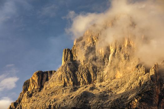 Monte Antelao is the highest mountain in the eastern Dolomites in northeastern Italy, southeast of the town of Cortina d'Ampezzo, in the region of Cadore. It is known as the "King of the Dolomites"