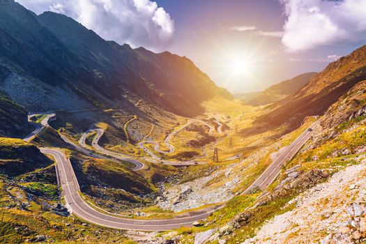 Transfagarasan highway, probably the most beautiful road in the world, Europe, Romania (Transfagarashan)