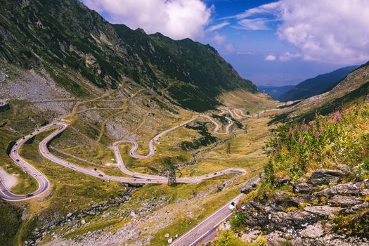 Transfagarasan highway, probably the most beautiful road in the world, Europe, Romania (Transfagarashan)