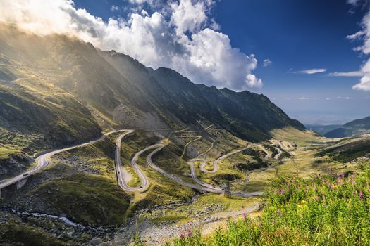 Transfagarasan highway, probably the most beautiful road in the world, Europe, Romania (Transfagarashan)