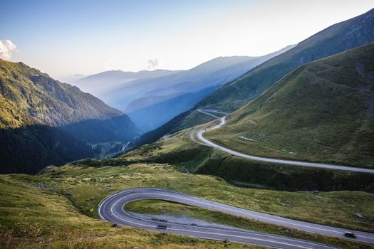 Transfagarasan highway, probably the most beautiful road in the world, Europe, Romania (Transfagarashan)