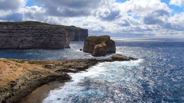 The Island of Gozo - Malta from above - aerial photography