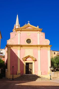 The Ste-Marie-Majeure church in Calvi, The Balagne, Corsica, France