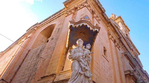 Typical buildings in Mdina Malta - travel photography