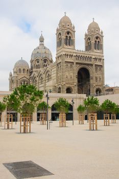 The Cathedrale de la Major (main cathedral), in Marseilles, France