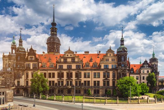 Dresden Cathedral of the Holy Trinity or Hofkirche, Dresden Castle in Dresden, Saxony, Germany
