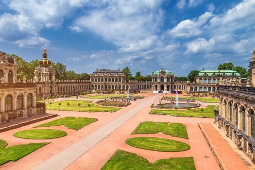 The ancient city of Dresden, Germany. Historical and cultural center of Europe.