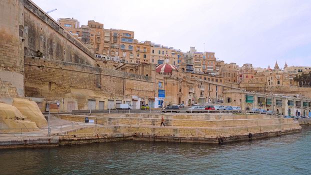 Skyline of Valletta with Barrakka Gardens - travel photography