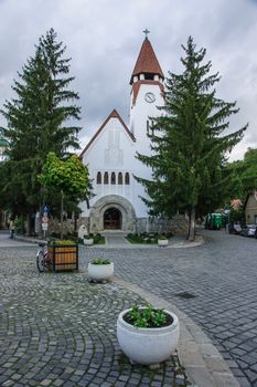 The parish church in Zebegeny, Hungary