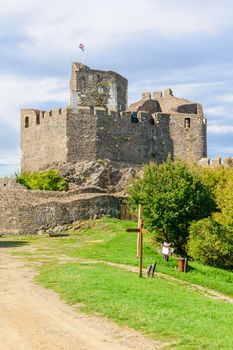 View of the historic castle in Holloko, Hungary