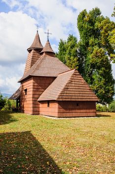 The Greek Catholic wooden church of Trocany, Slovakia