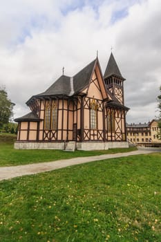 Wooden church in Stary Smokovec, High Tatras National Park, Slovakia