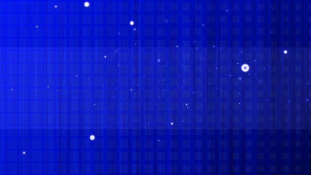 blue background particle line abstract in space