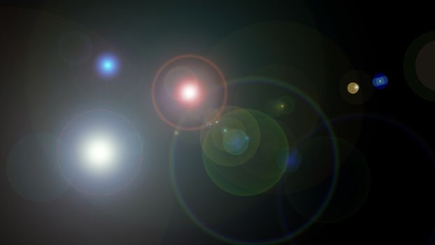 flash light ray lens flare abstract background