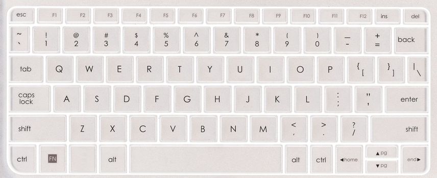 standard american qwerty keyboard for personal computer