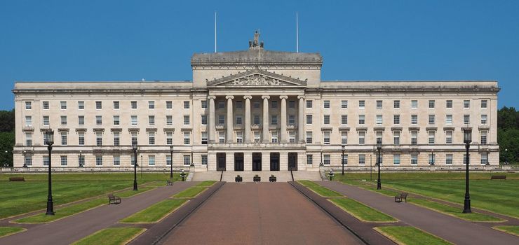 Parliament Buildings (aka as Stormont) in Belfast, UK