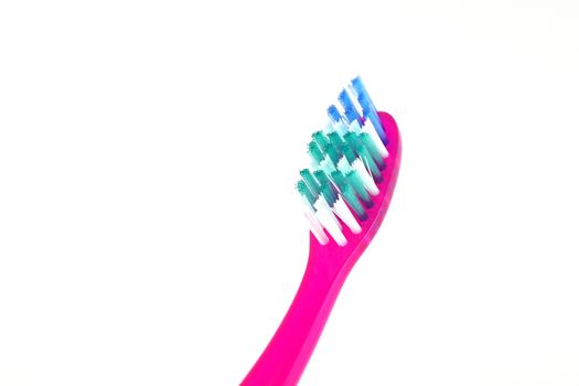 Tooth-brush over white