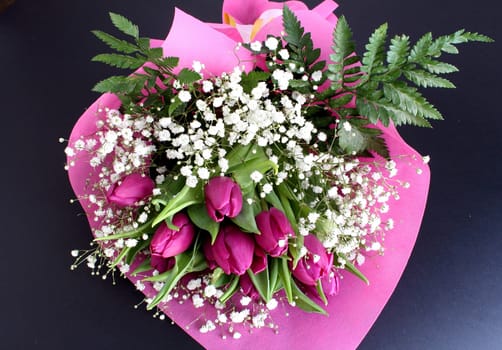 Bouquet of pink flowers