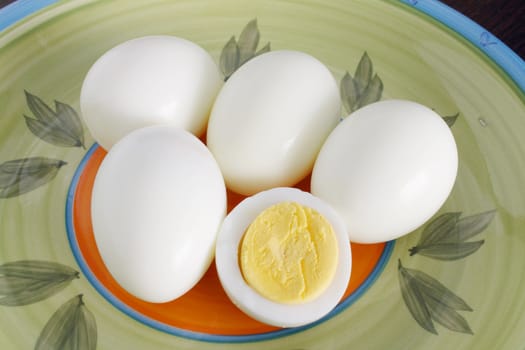 Hard-boiled eggs