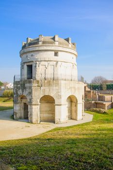 The Mausoleum of Theoderic (Mausoleo di Teodorico) in Ravenna, Emilia-Romagna, Italy