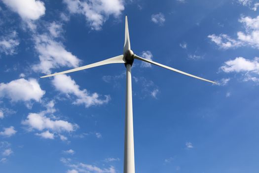 Image of the eco power, wind power plant - wind turbine - clean energy