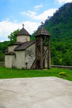 The Dobrilovina Monastery, a Serbian Orthodox monastery in Donja Dobrilovina, Mojkovac, northern Montenegro