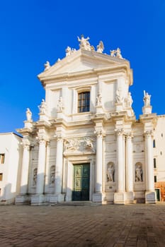The church of Santa Maria Assunta, known as I Gesuiti, in Cannaregio, Venice, Veneto